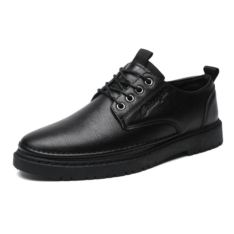 Men's lace-up shoes with modern upper material made of high-quality leather and comfortable sole Lisslune