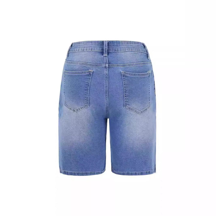 Women’s denim shorts with a casual cut and casual details Lisslune