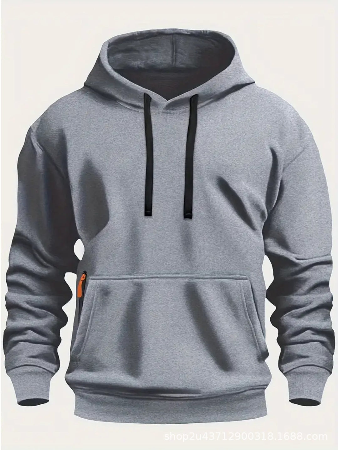 Men's sporty hoodie with practical pockets and breathable material Lisslune