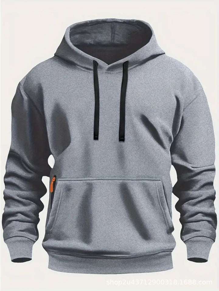 Men's sporty hoodie with practical pockets and breathable material Lisslune