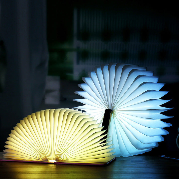 Lisslune | 📖 Wood book lamp - For desk study gift decoration light