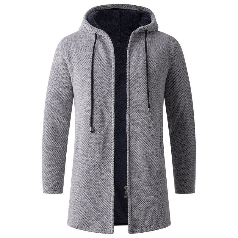 Men's casual hoodie jacket with soft lining Lisslune