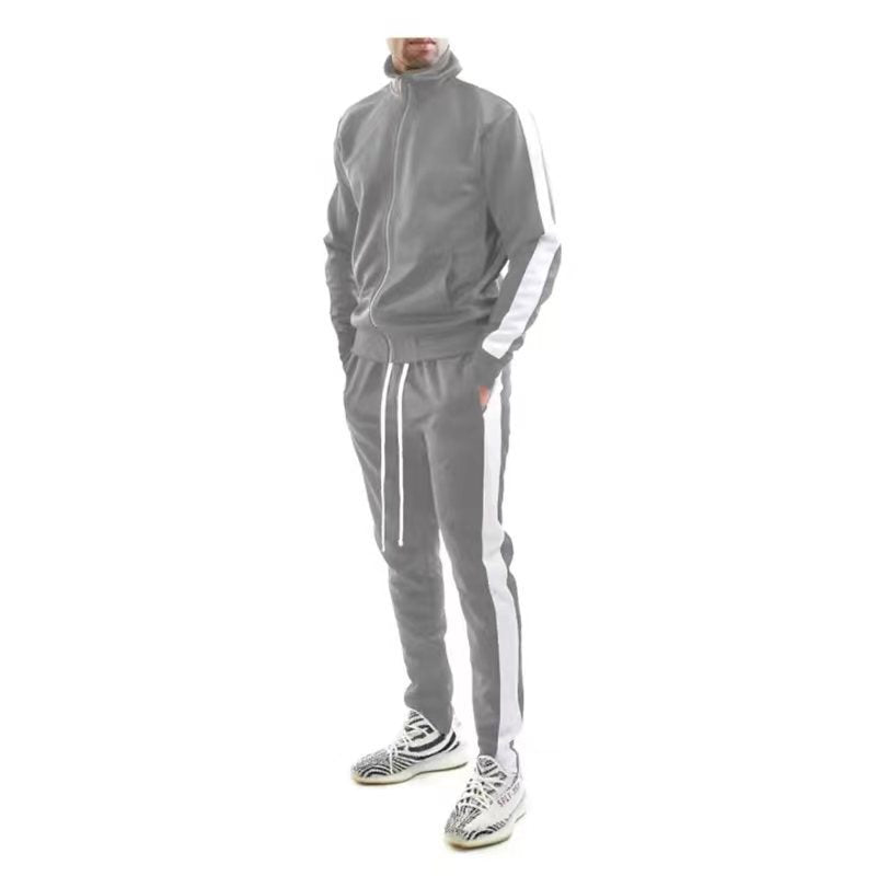 Men's sporty tracksuit with breathable properties and modern accents Lisslune