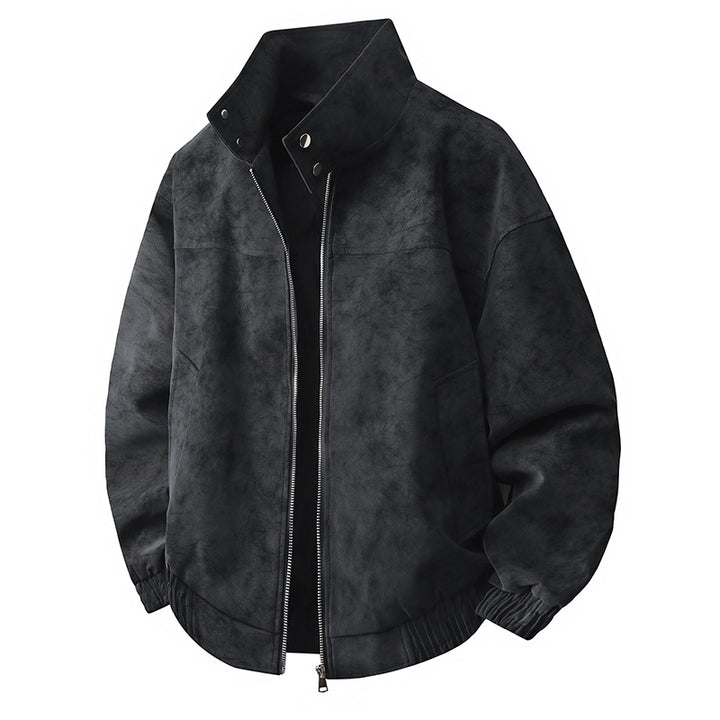 Men's fashionable transitional jacket with high collar and revitalizing inner lining Lisslune