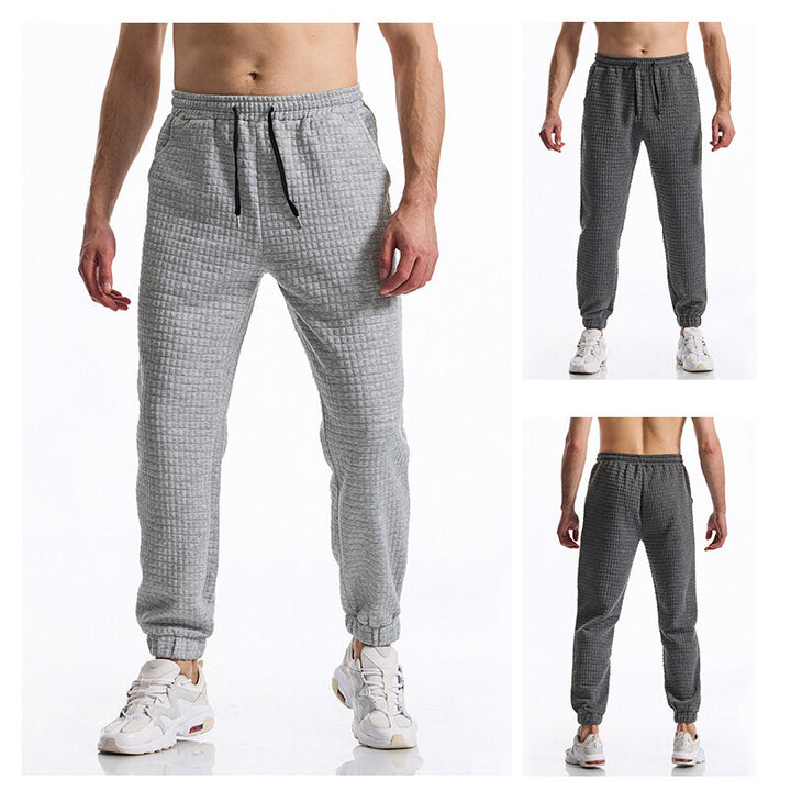 Men's jogging pants with textured surface Lisslune