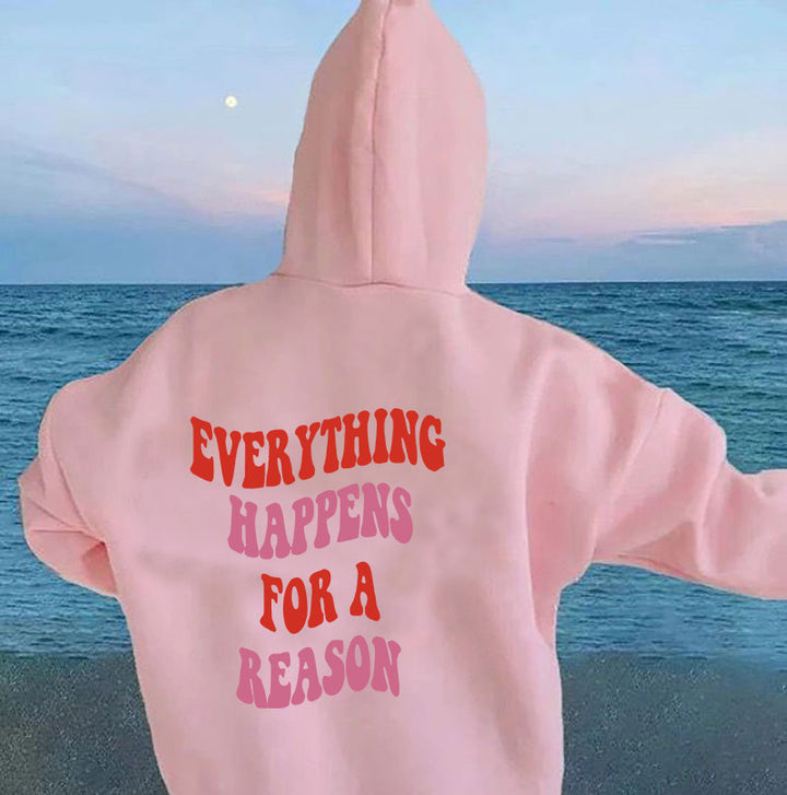 Women's hoodie with a unique motivational print and comfortable fit Lisslune