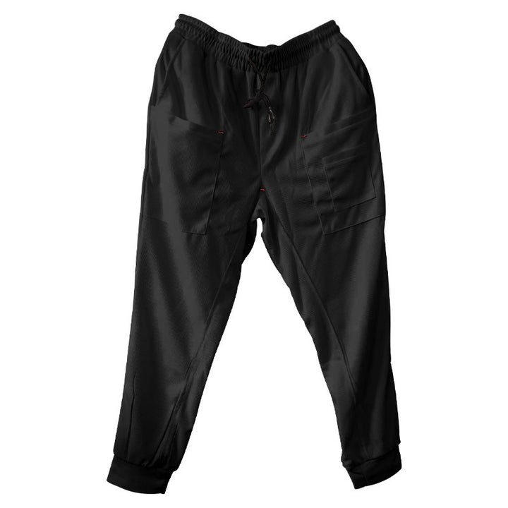 Men's Comfortable and Functional Cargo Pants with Elastic Waistband Lisslune