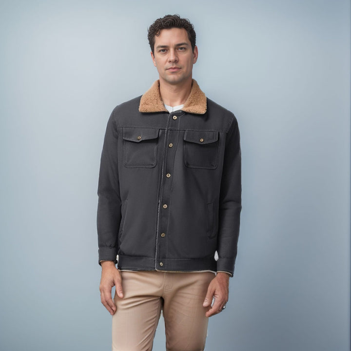 Men's jacket with reversible function and fleece lining Lisslune