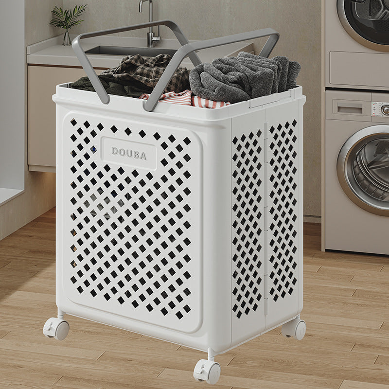 Lisslune | Collapsible laundry basket with wheels