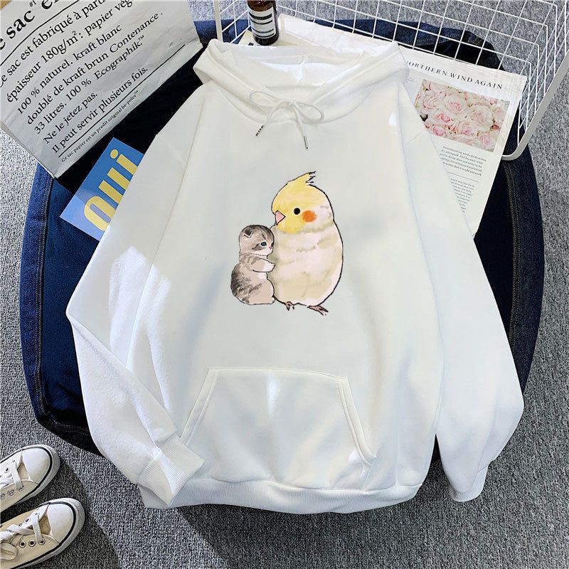 Ladies hoodie with animal motif Lisslune