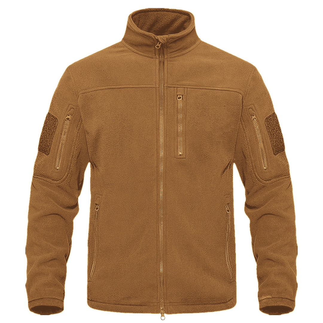 Men's fleece jacket with practical pockets Lisslune