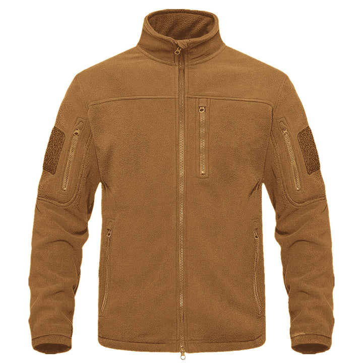 Men's fleece jacket with practical pockets Lisslune