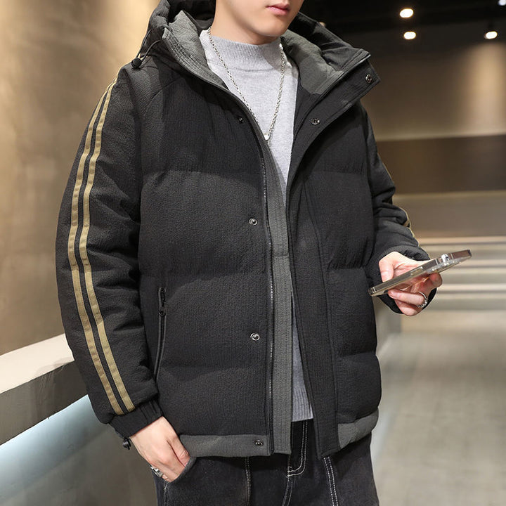 Men's insulated winter jacket with quilted structure and practical pockets Lisslune