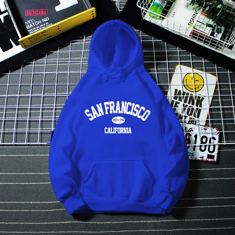 Women's Hoodie with San Francisco Print Lisslune