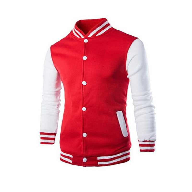 Men's varsity jacket with contrasting sleeves and sporty details Lisslune