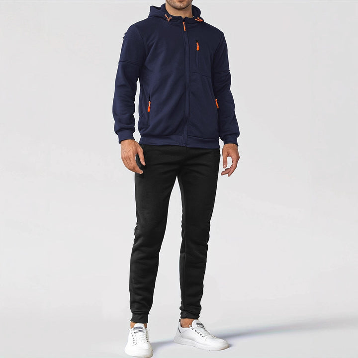 Men's training jacket with practical pockets and breathable function Lisslune