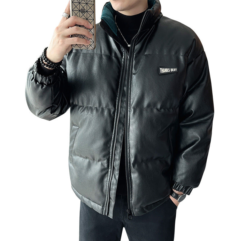Men's Functional Quilted Jacket with High Collar Lisslune