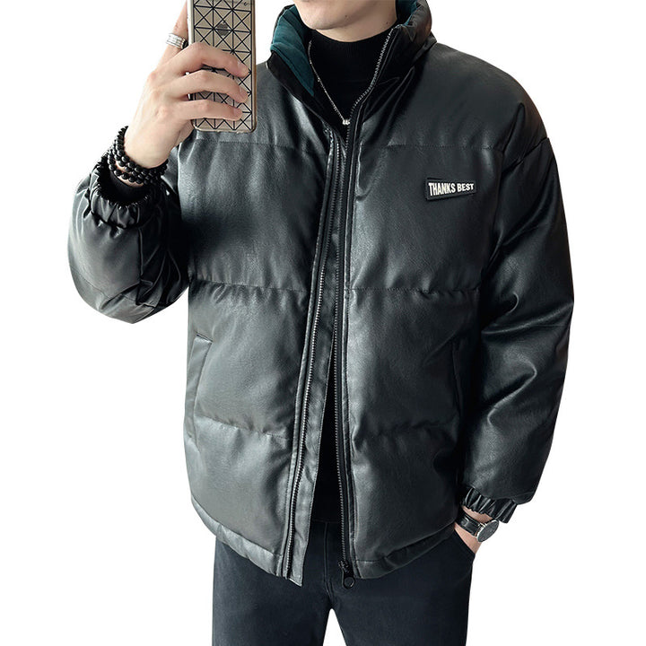 Men's Functional Quilted Jacket with High Collar Lisslune