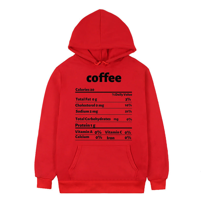 Women's hoodie with creative nutritional design Lisslune