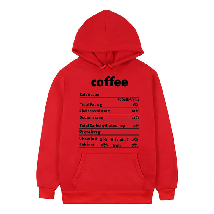 Women's hoodie with creative nutritional design Lisslune