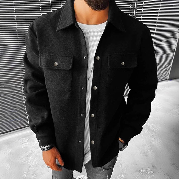Men's Versatile Shirt Jacket Made Of Soft Material Lisslune