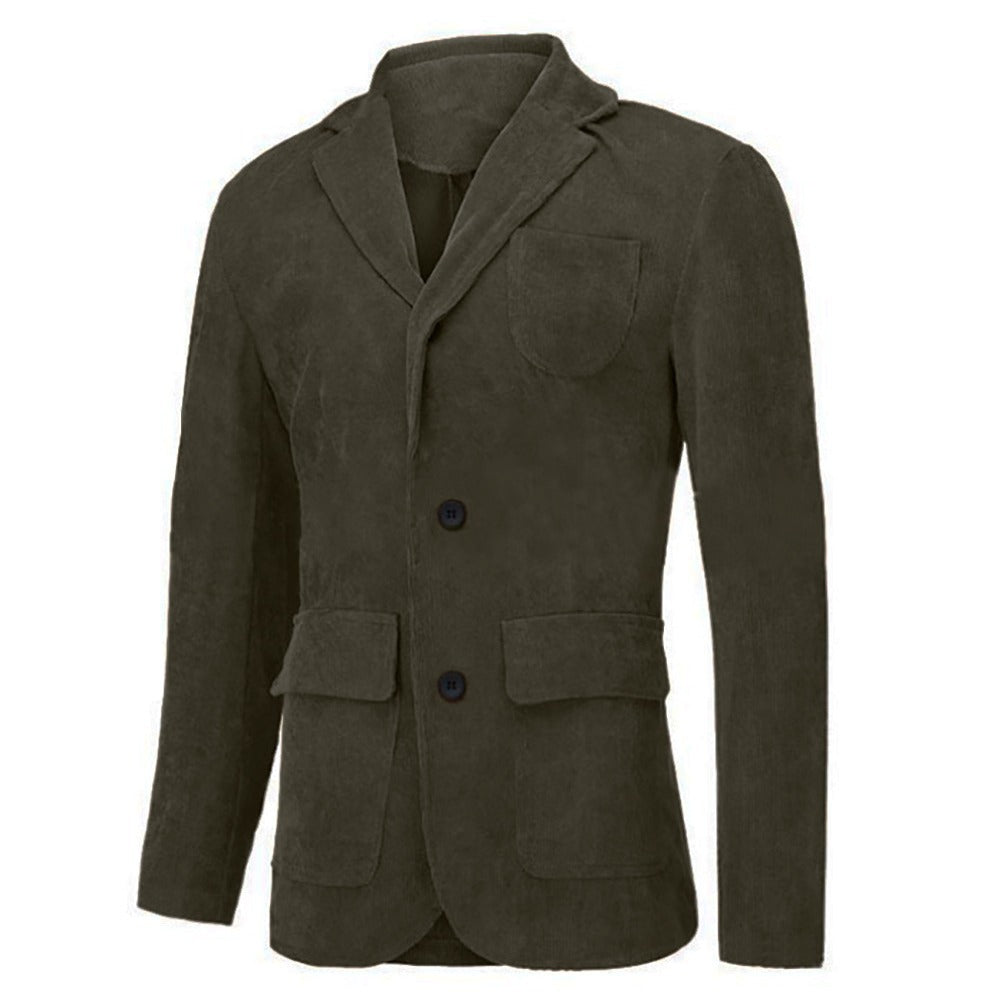 Men's stylish cord blazer with multiple pockets and an elegant fit Lisslune