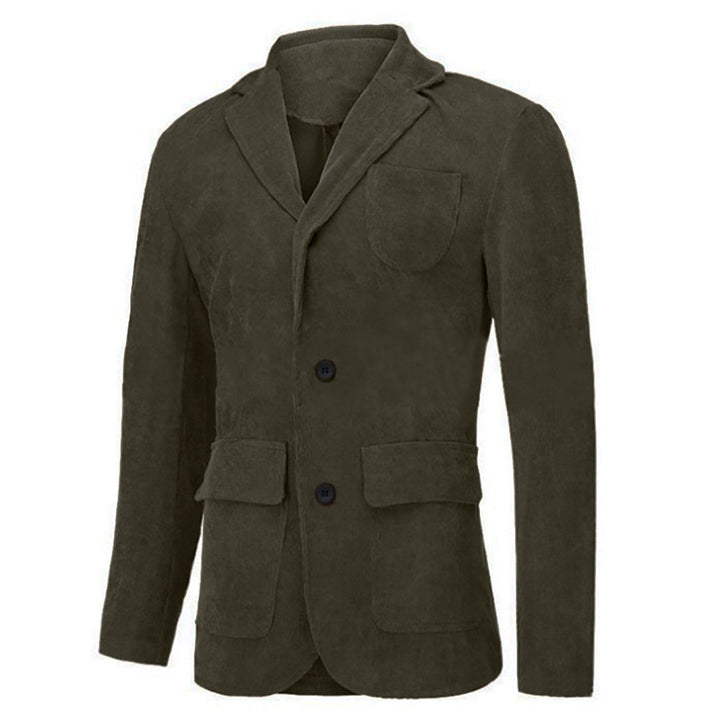 Men's stylish cord blazer with multiple pockets and an elegant fit Lisslune