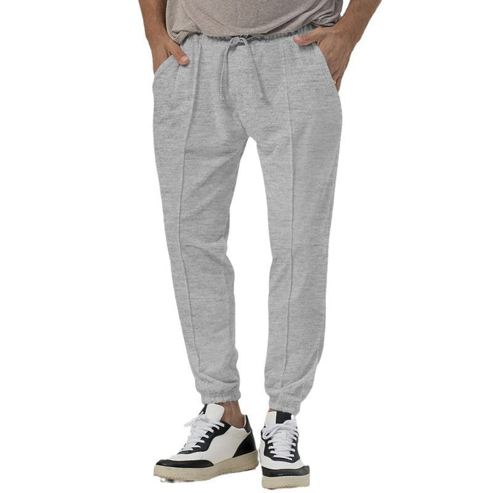 Men's Sporty Jogging Pants with Elastic Waistband and Practical Pockets Lisslune