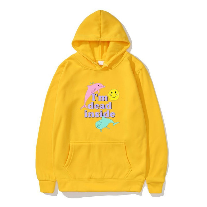 Women's hoodie with creative design and kangaroo pocket Lisslune