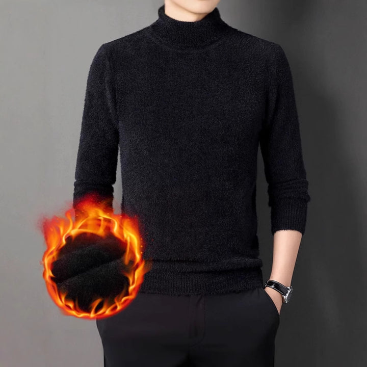 Men's high-quality turtleneck sweater made of soft material Lisslune
