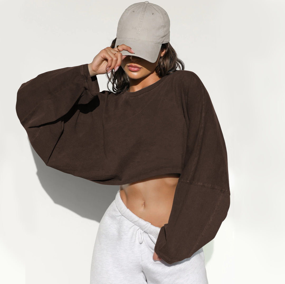 Women's casual crop sweater Lisslune