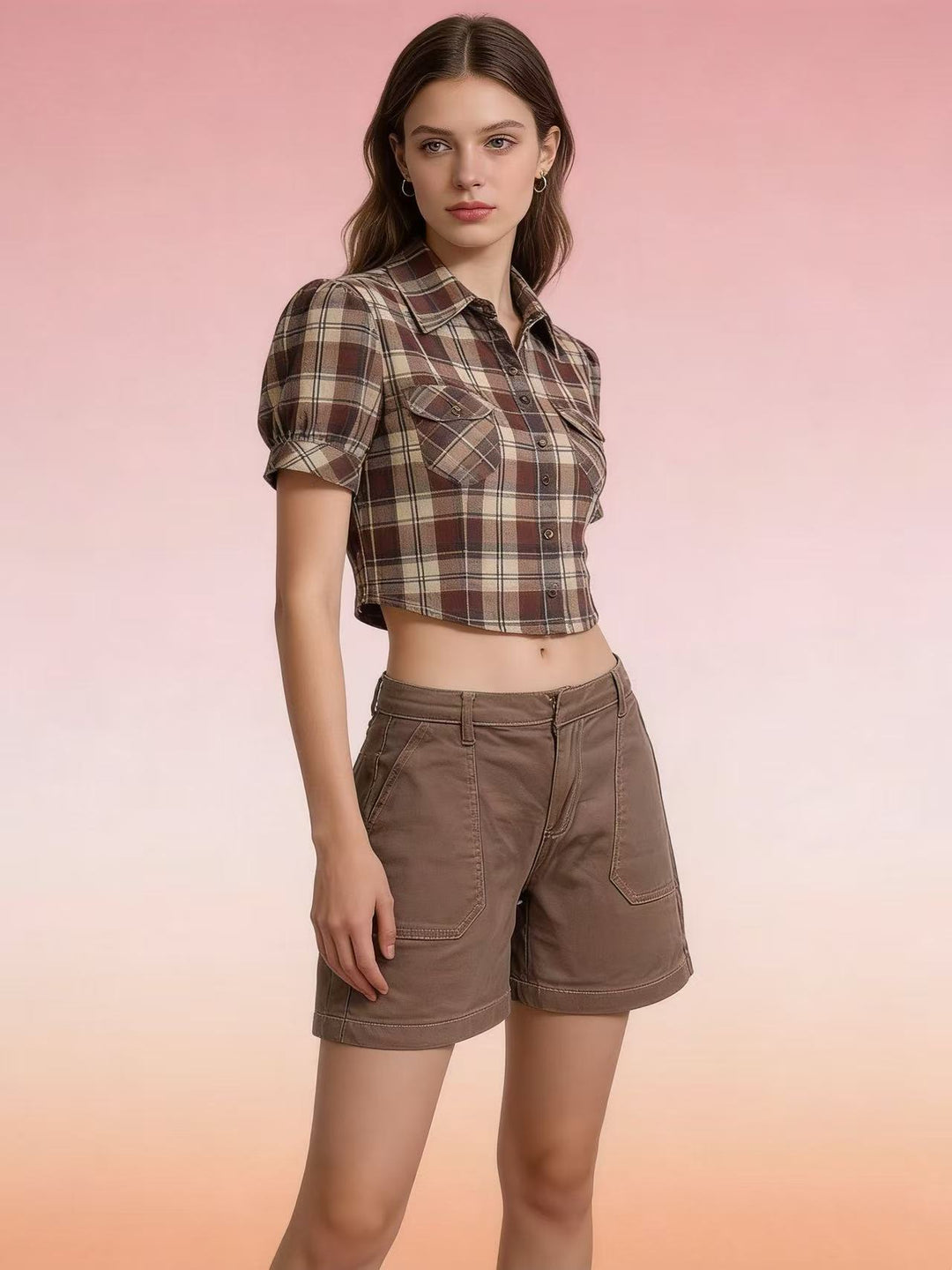 Women's casual summer shorts with side pockets and comfortable fit Lisslune