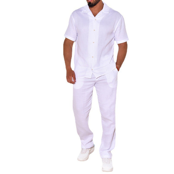 Men's Casual Linen Suit Lisslune