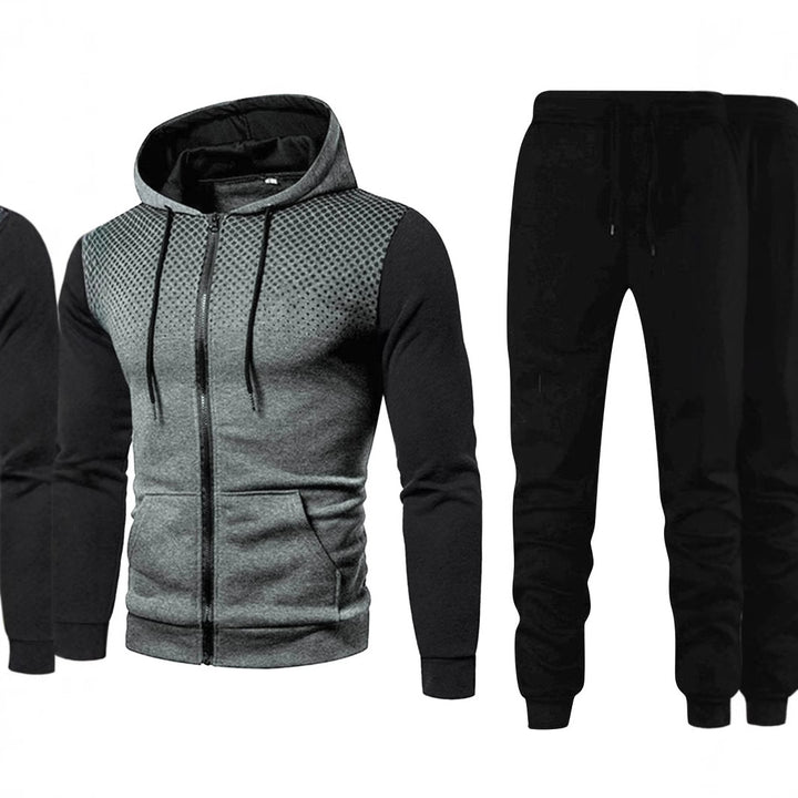 Men's Sporty Hoodie and Jogging Pants Set Lisslune