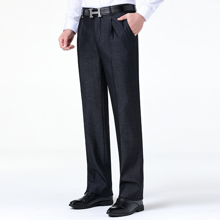 Men's elegant suit trousers with classic cut Lisslune
