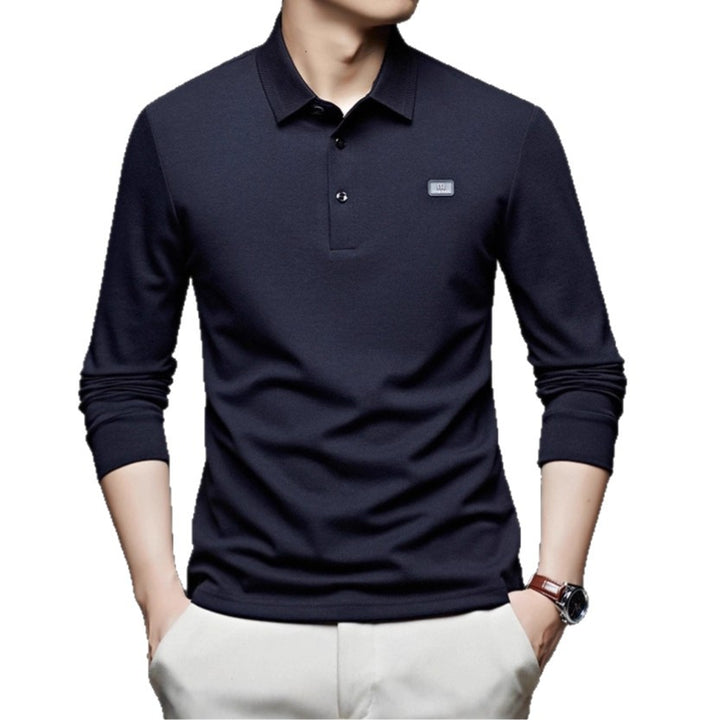 Men's polo shirt with modern cotton blend and fitted cut Lisslune