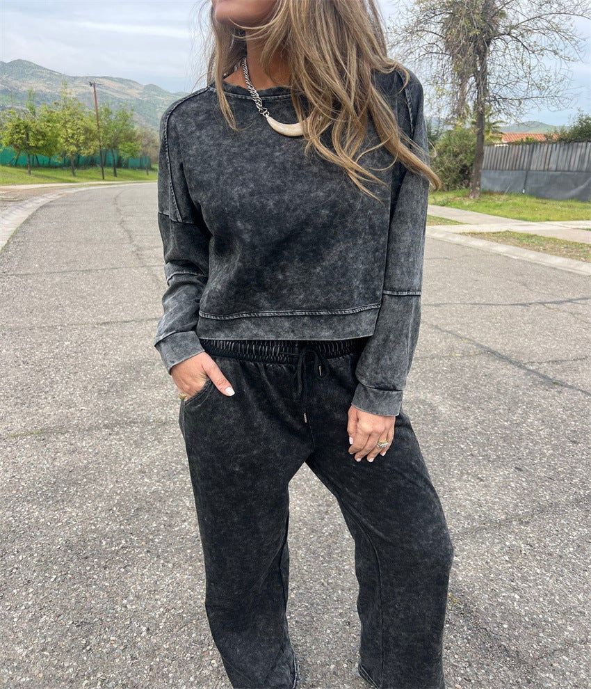 Women Casual Sweatshirt and Jogging Pants Set Lisslune