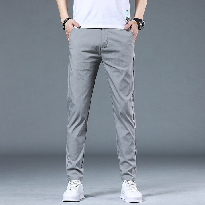 Men's airy leisure pants in modern slim-fit design Lisslune