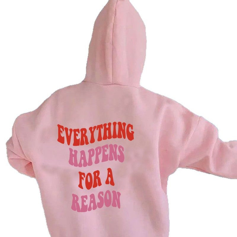 Women's hoodie with a unique motivational print and comfortable fit Lisslune