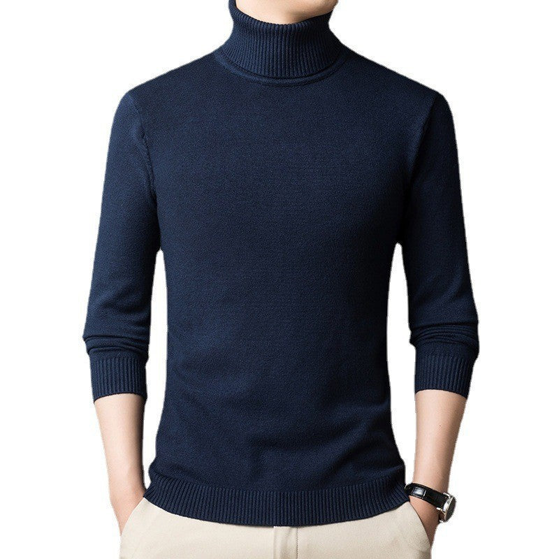 Men's fitted turtleneck sweater Lisslune