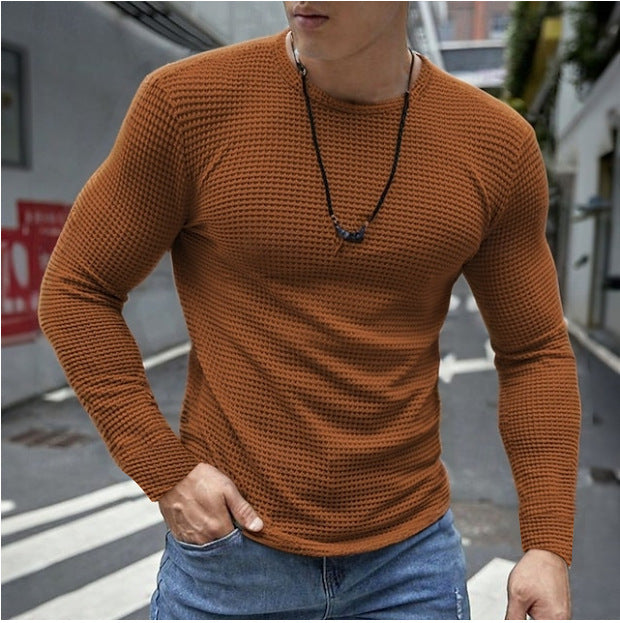 Men's long-sleeve shirt with structured design Lisslune