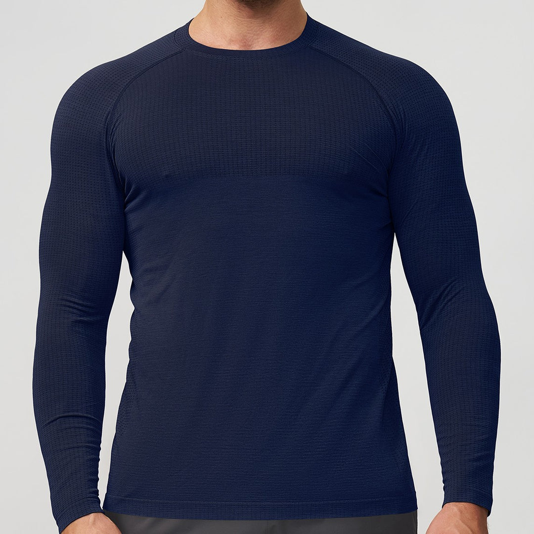 Men's Athletic Long-Sleeve Compression Shirt Lisslune