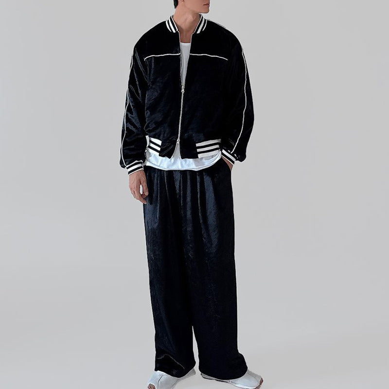Men's sporty and stylish training jacket with a wide cut Lisslune