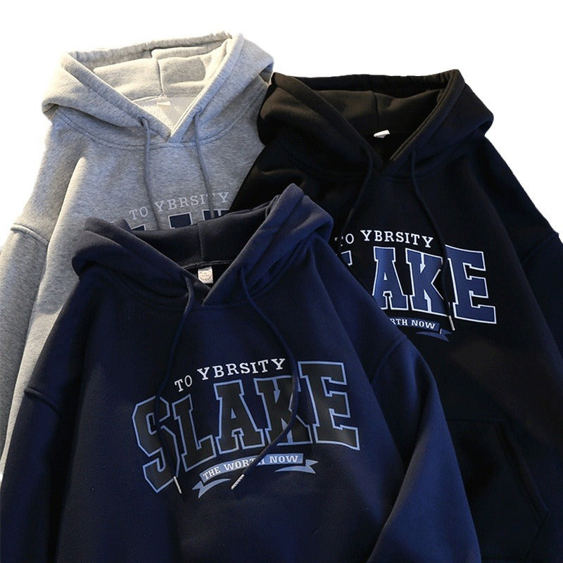 Women's hoodie with casual print and hood Lisslune