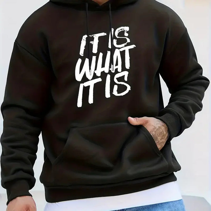 Women's hoodie with modern lettering and comfortable fit Lisslune