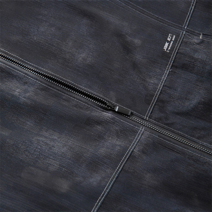 Men's Fashionable Bomber Jacket with Textured Design Lisslune