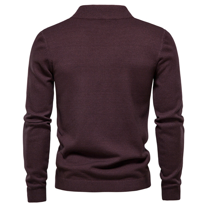 Men's comfortable turtleneck sweater made of soft knit Lisslune