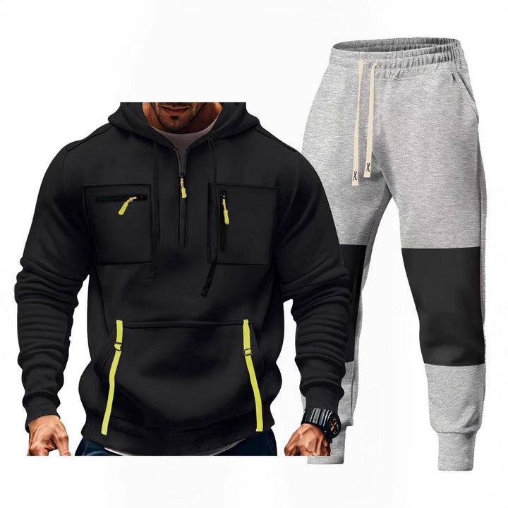 Men's sportswear set with functional pockets Lisslune