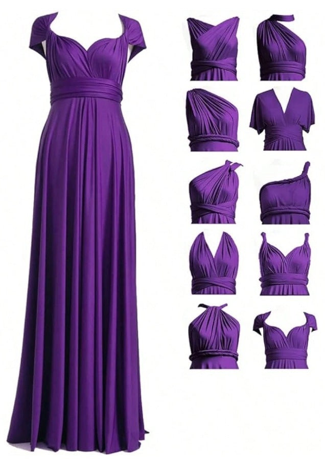 Women's maxi dress with high-quality wrap design