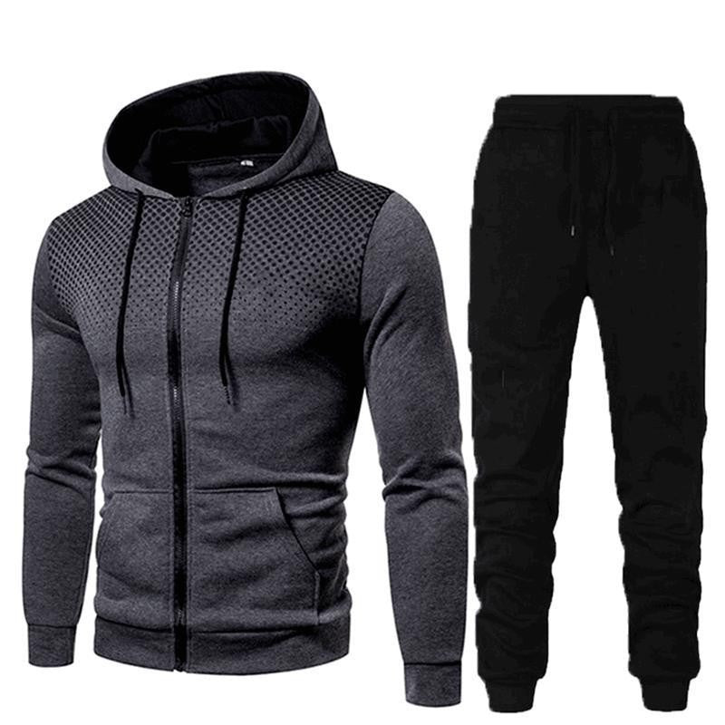 Men's Athletic Tracksuit Set with Breathable Material and Modern Insets Lisslune